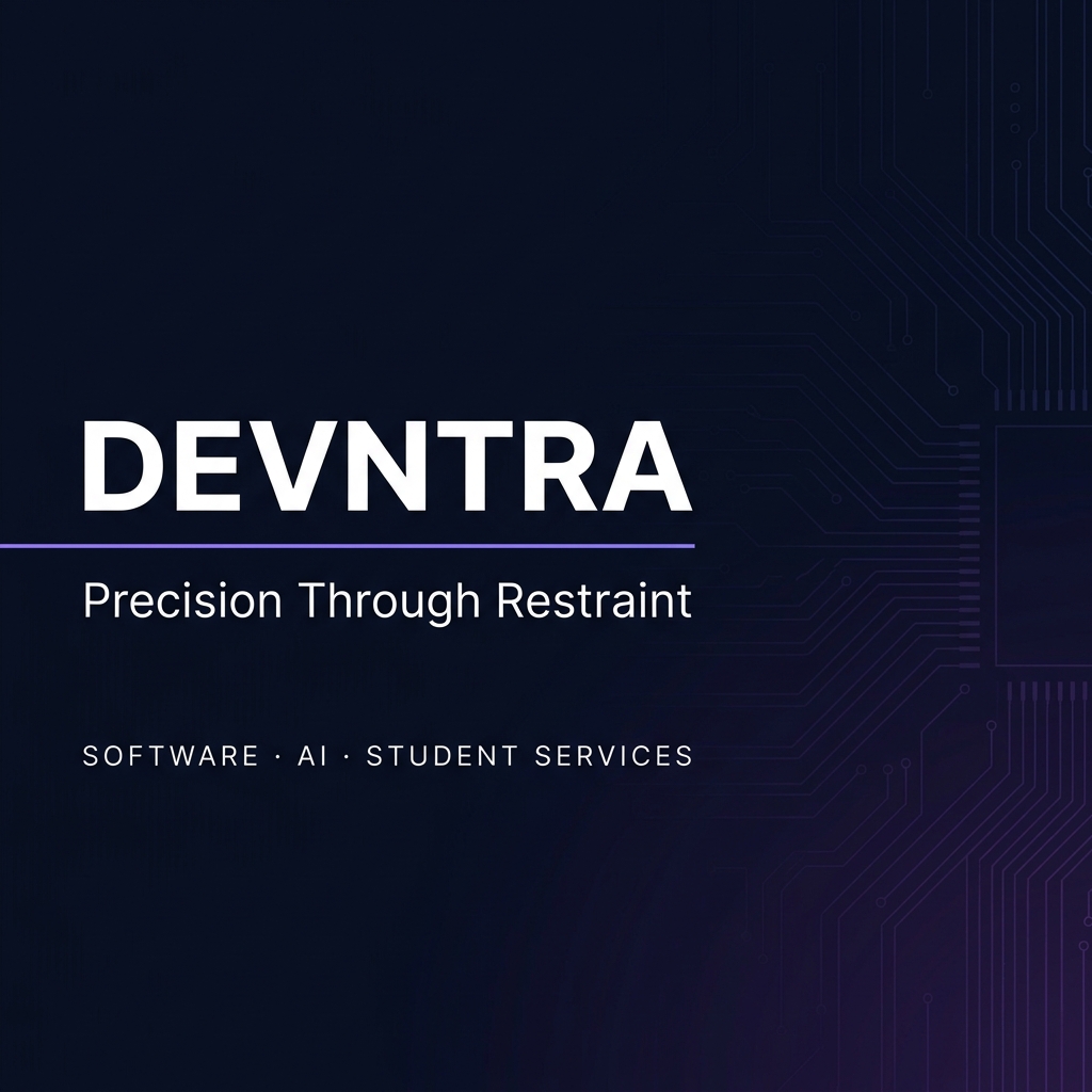Devntra | Software Development, AI & Automation Agency — Bengaluru
